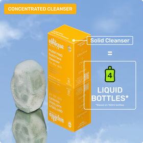 Ethique bar alongside travel essentials illustrating TSA-friendly, spill-free benefit