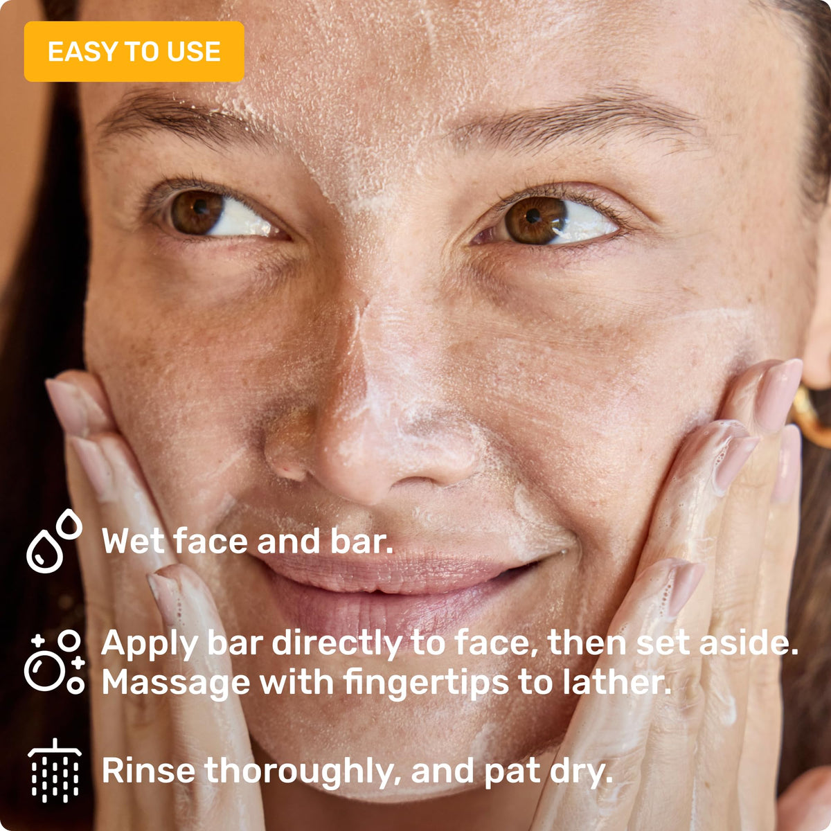 Ethique sea salt and kaolin clay ingredients arranged to show natural purifying benefit