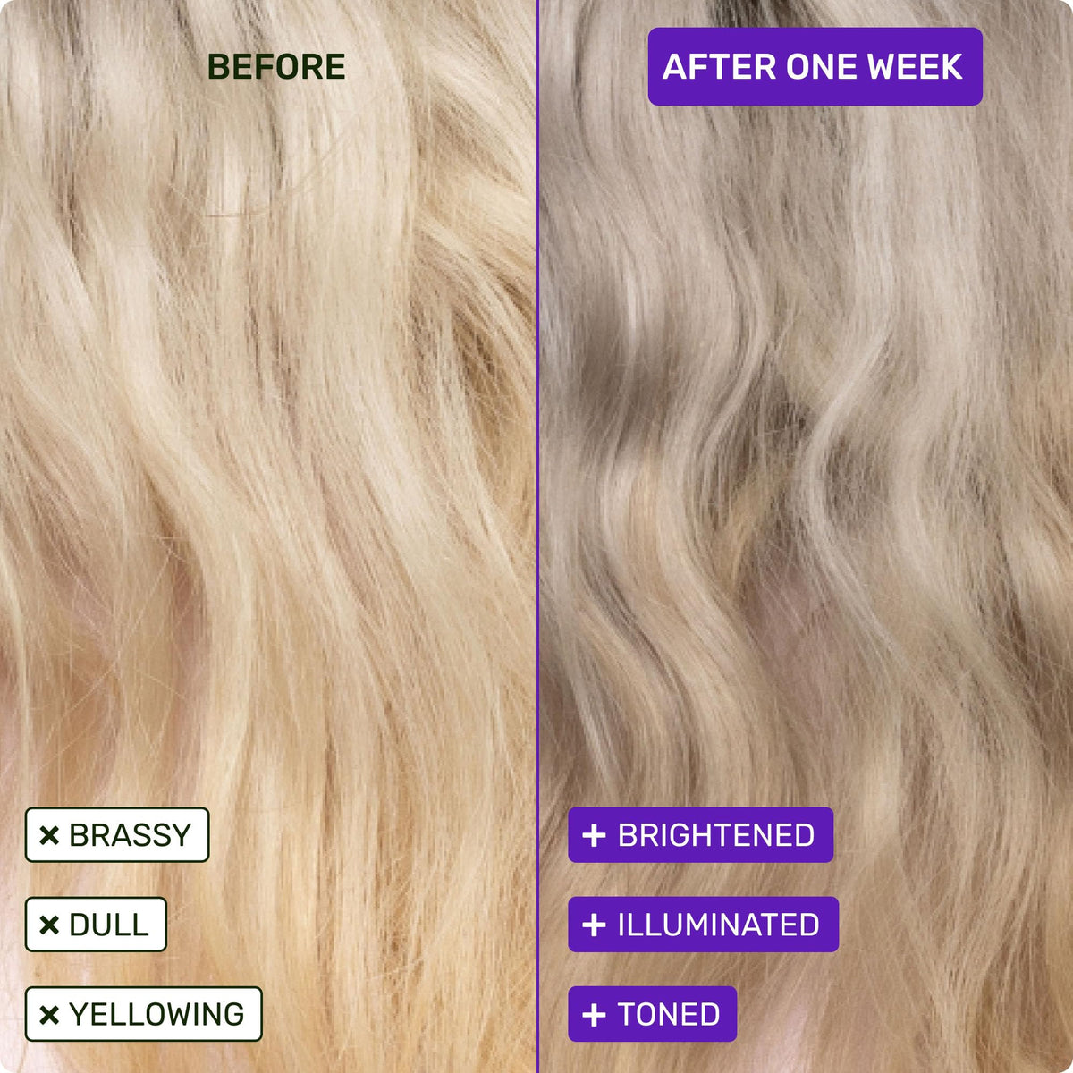Ethique purple conditioner bar paired with Purple Shampoo Bar for enhanced toning routine