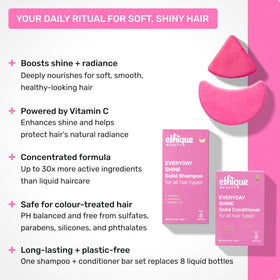 Ethique shampoo bar texture closeup highlighting concentrated formula