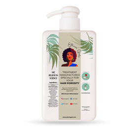 Ethnic Gals before and after detangling showing improved manageability