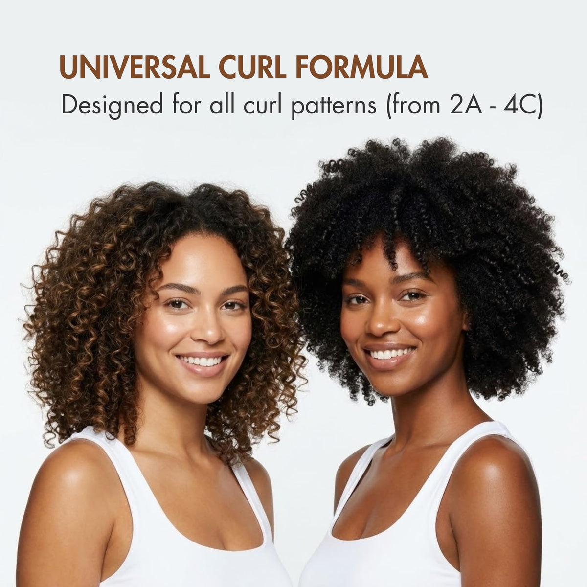 ETNIKER AFRO HAIR CARE applying gel to wavy hair for definition
