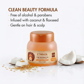 ETNIKER AFRO HAIR CARE edge control demonstration creates polished hairline