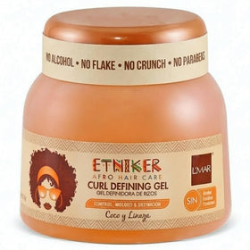 ETNIKER AFRO HAIR CARE front jar view shows professional hold