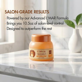 ETNIKER AFRO HAIR CARE label close-up highlights clean-beauty formula
