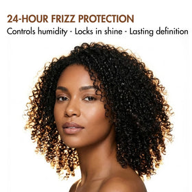 ETNIKER AFRO HAIR CARE jar in hand shows 10.5 oz travel-friendly size