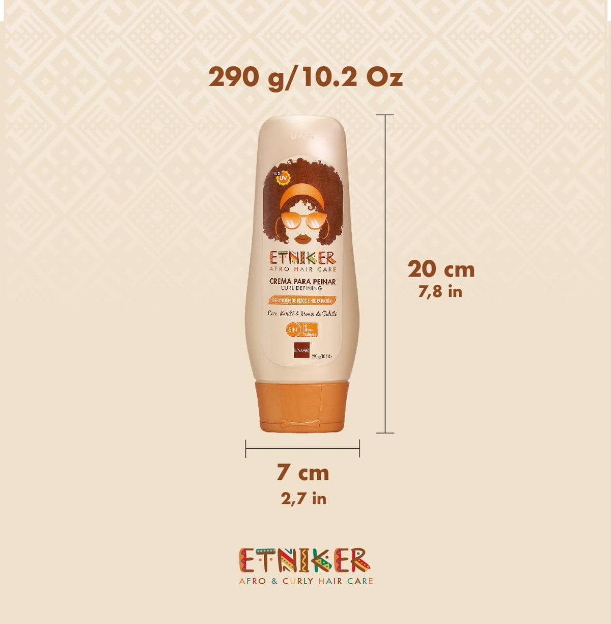 ETNIKER applied while diffusing hair illustrating styling ease and faster drying benefits