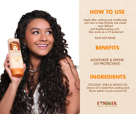ETNIKER open jar showing creamy texture and moisture-rich consistency for smooth application