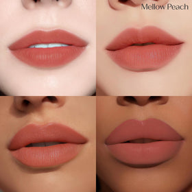 ETUDE applicator wand applying Mellow Peach, precise applicator for easy lines