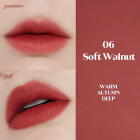 ETUDE swatch on arm showing pigmentation and color payoff for shade preview