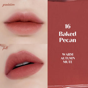 ETUDE texture swatch on paper highlighting pigment payoff and smooth finish benefit