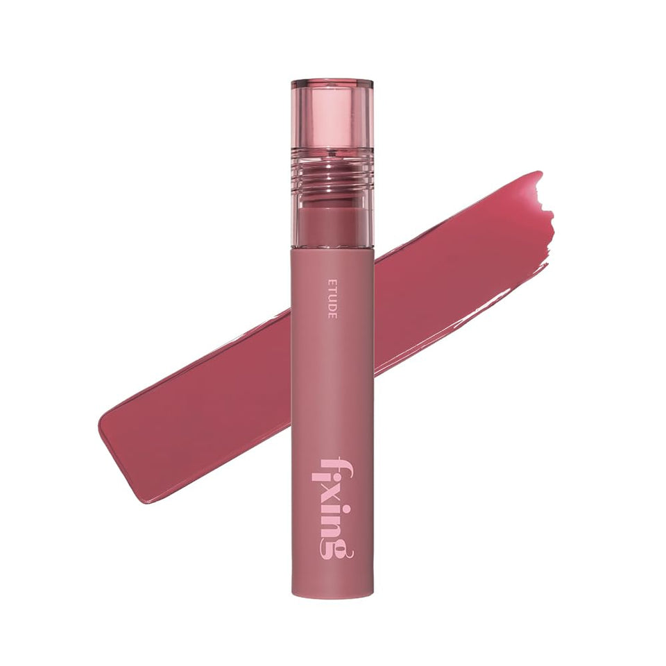 ETUDE front packaging showing Woody Pink tube and benefits