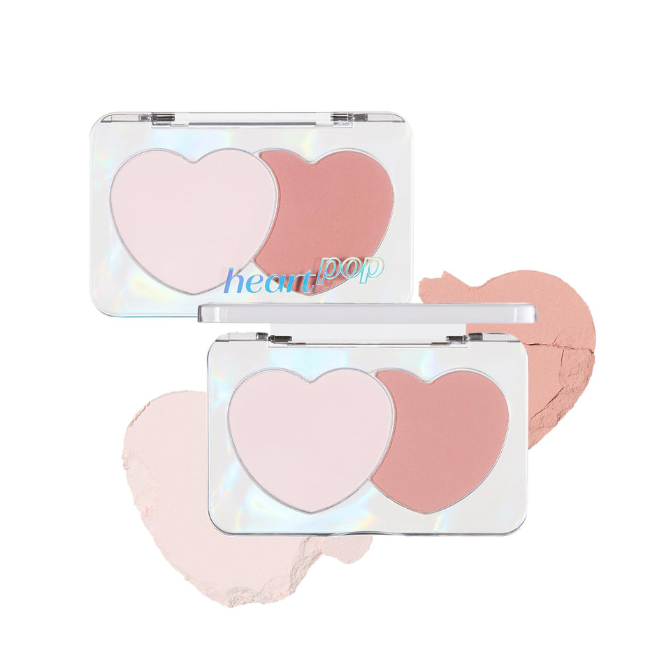 ETUDE front compact showing heart-shaped duo and portable design
