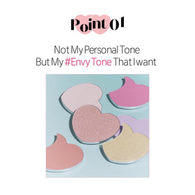 ETUDE model applying cheek color showing natural glow and quick application benefit