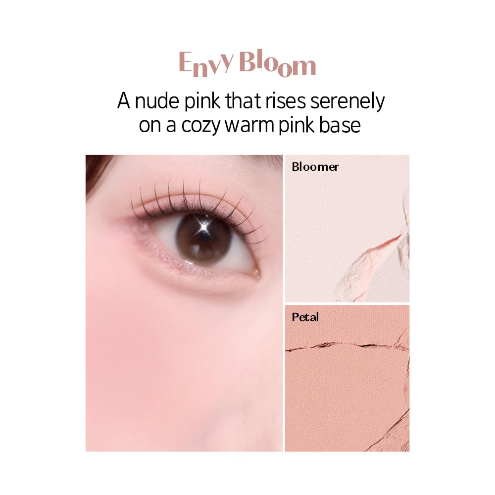 ETUDE swatches on arm showing buildable pink and beige-orange glow