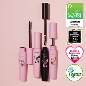 ETUDE close-up of square-edge brush demonstrating precision and lift