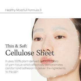 ETUDE mask worn in lifestyle setting showing refreshed skin look