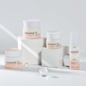 ETUDE cream spread on hand showing lightweight hydration benefit