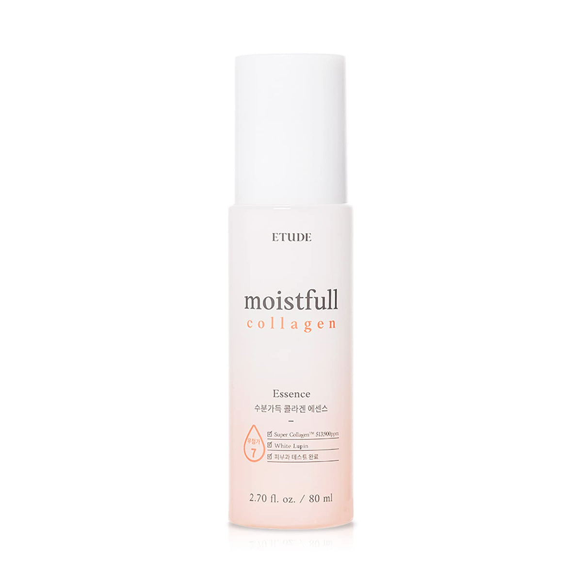 ETUDE front bottle view showing clean design and product volume benefit