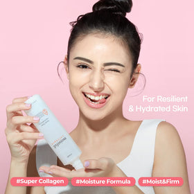 ETUDE toner being dispensed demonstrating quick-absorb, no-sticky feel
