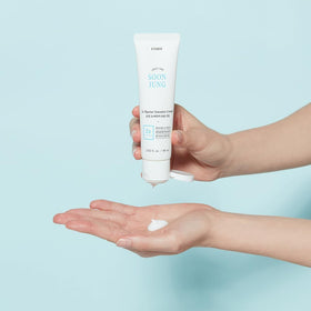 ETUDE SoonJung 2x Intensive Cream open jar showing creamy non-greasy finish