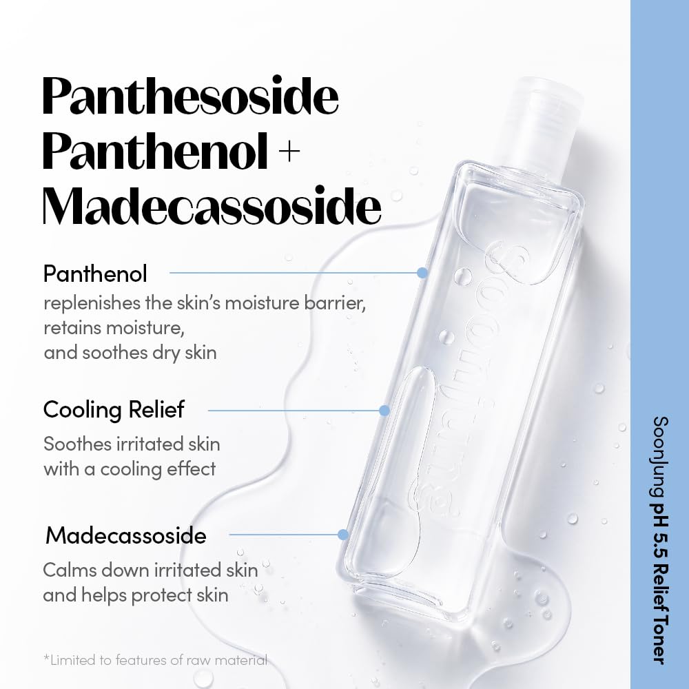 ETUDE label detail highlights panthenol and madecassoside for barrier support