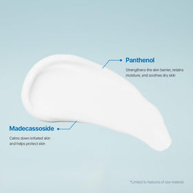ETUDE cream applied on hand demonstrating soothing hydration