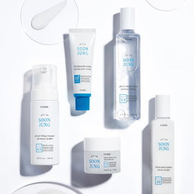 ETUDE product placed on a bathroom shelf illustrating daily routine compatibility
