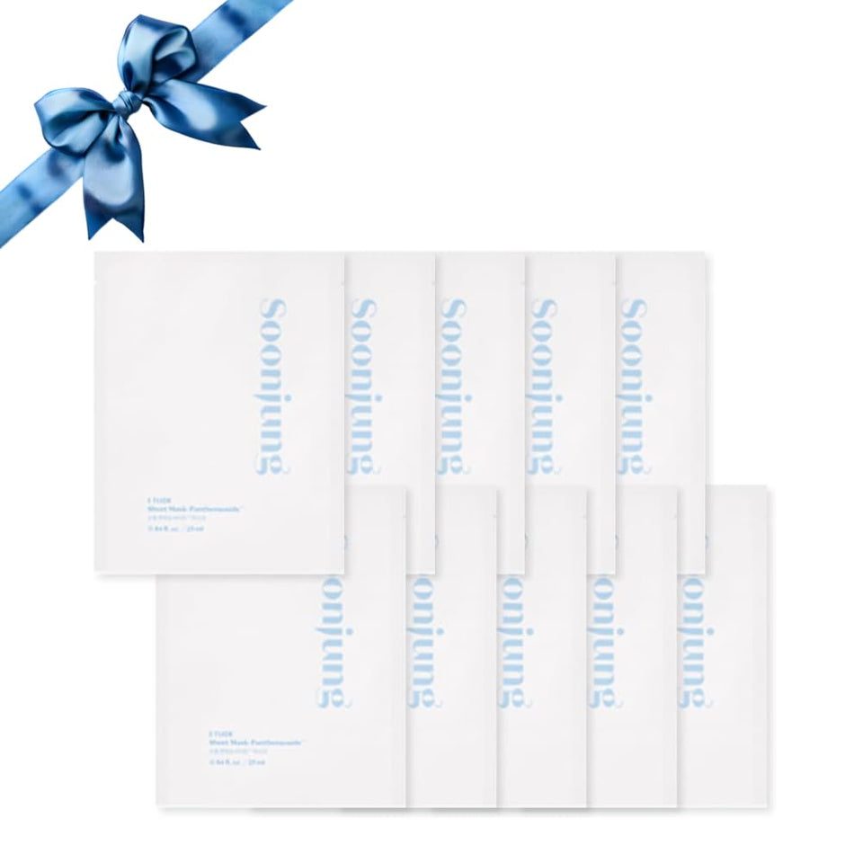 ETUDE SoonJung front packaging showing 10-piece pack and calming design