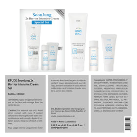 ETUDE SoonJung ingredients label focus highlighting panthensoside complex