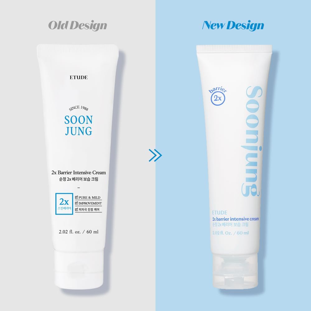 ETUDE cream dispensed on fingertip demonstrating easy absorbency benefit