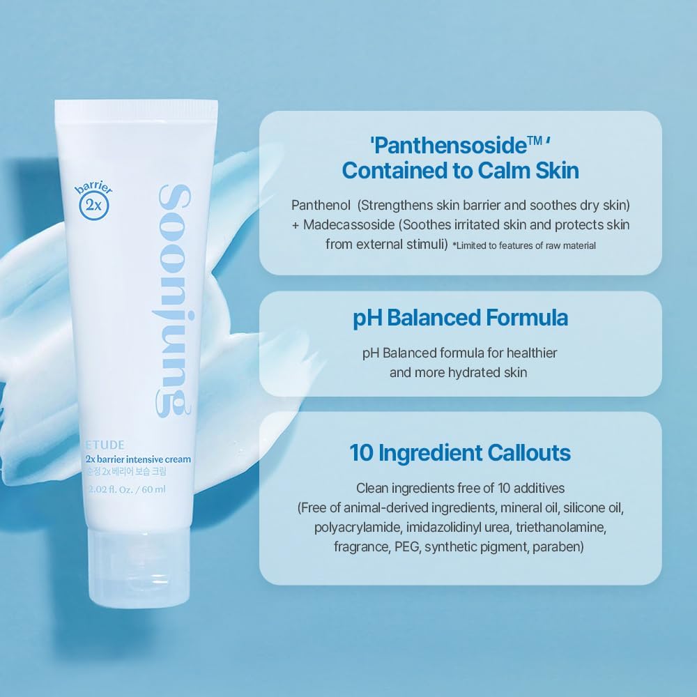 ETUDE applying cream to hand to show barrier-supporting hydration