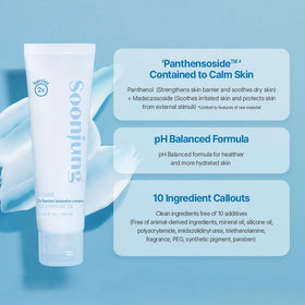 ETUDE applying cream to hand to show barrier-supporting hydration