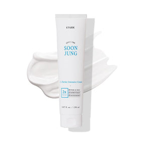 ETUDE front packaging showing jar and product name for calming moisture