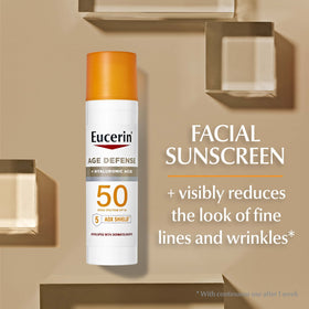 Eucerin Advanced Hydration body tube, water-resistant SPF 50 for active days