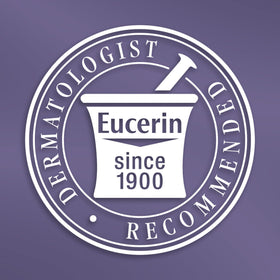 Eucerin after application skin result showing hydrated smoother skin