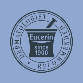 Applying Eucerin Skin Calming Cream to forearm for soothing relief