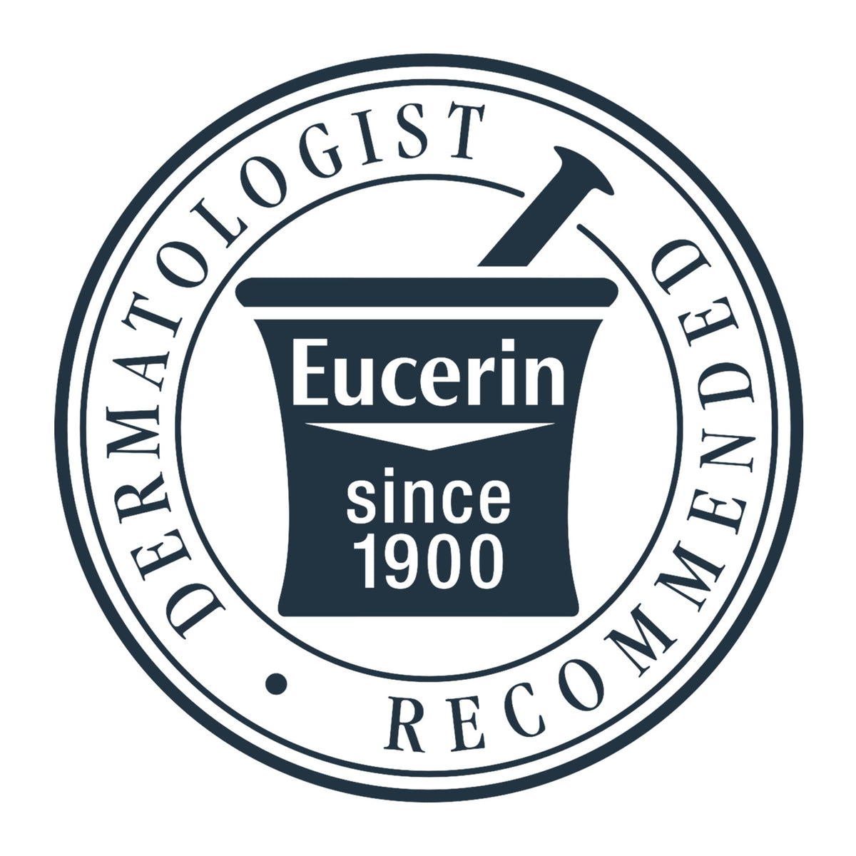 Eucerin cap open displaying nozzle for precise controlled dispensing