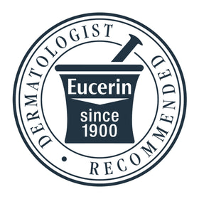 Eucerin cap open displaying nozzle for precise controlled dispensing