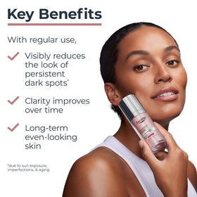 eucerin dual serum pump dispense demonstrating easy, measured application benefit