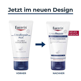 Eucerin open tube texture demonstrating fast-absorbing cream benefit