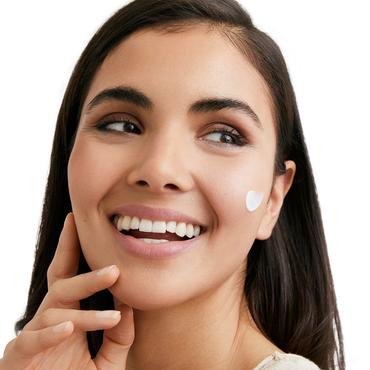Eucerin ingredients graphic highlighting hyaluronic acid hydration