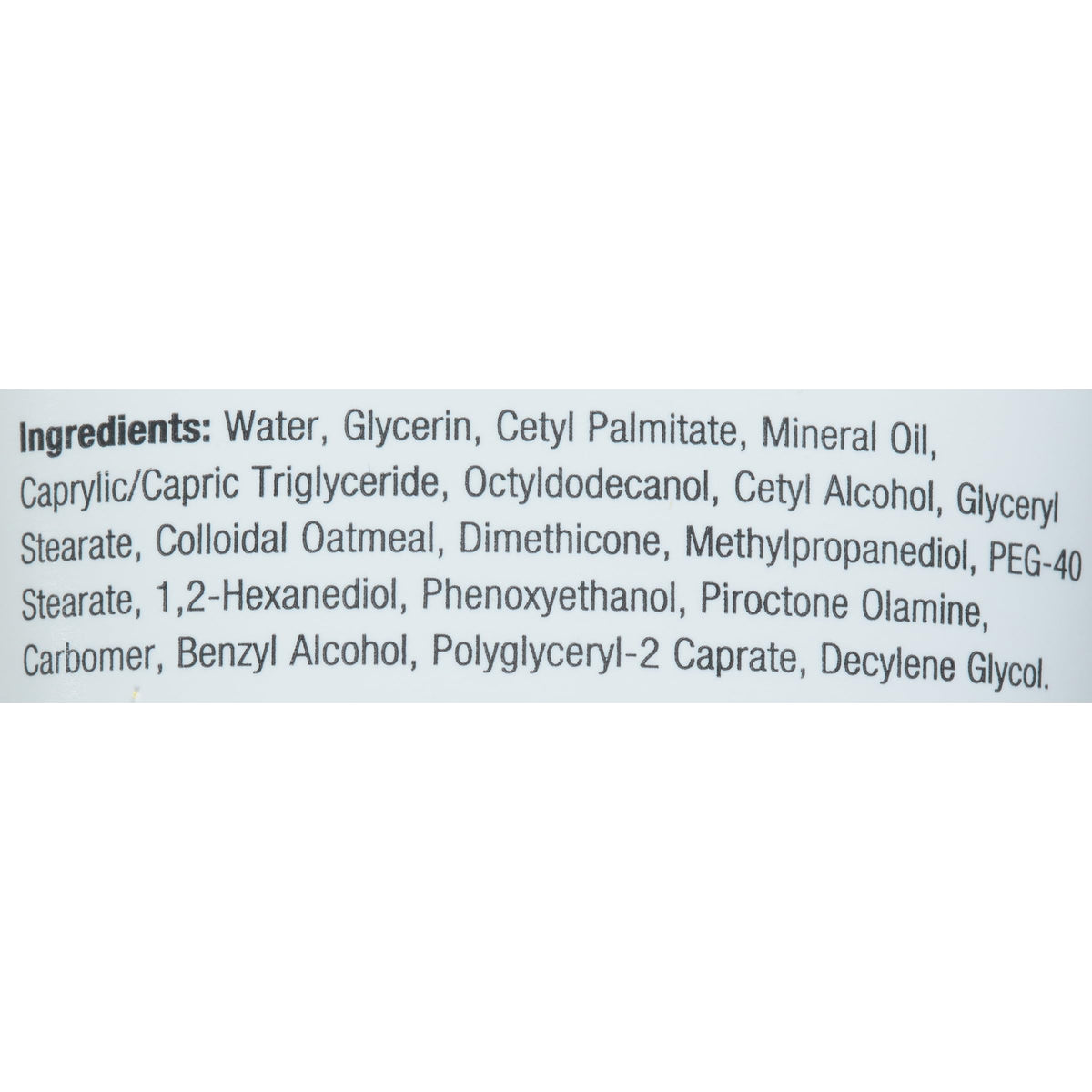 Eucerin product label close-up showing ingredient clarity and usage directions