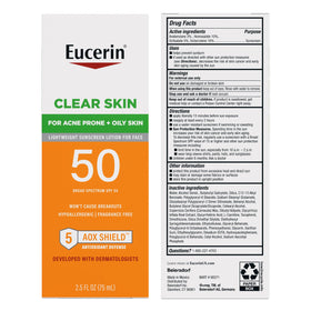 Eucerin lifestyle image used outdoors to show daily daytime sun protection