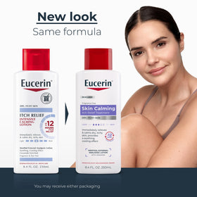 Eucerin menthol texture closeup demonstrating cooling effect for itchy skin relief