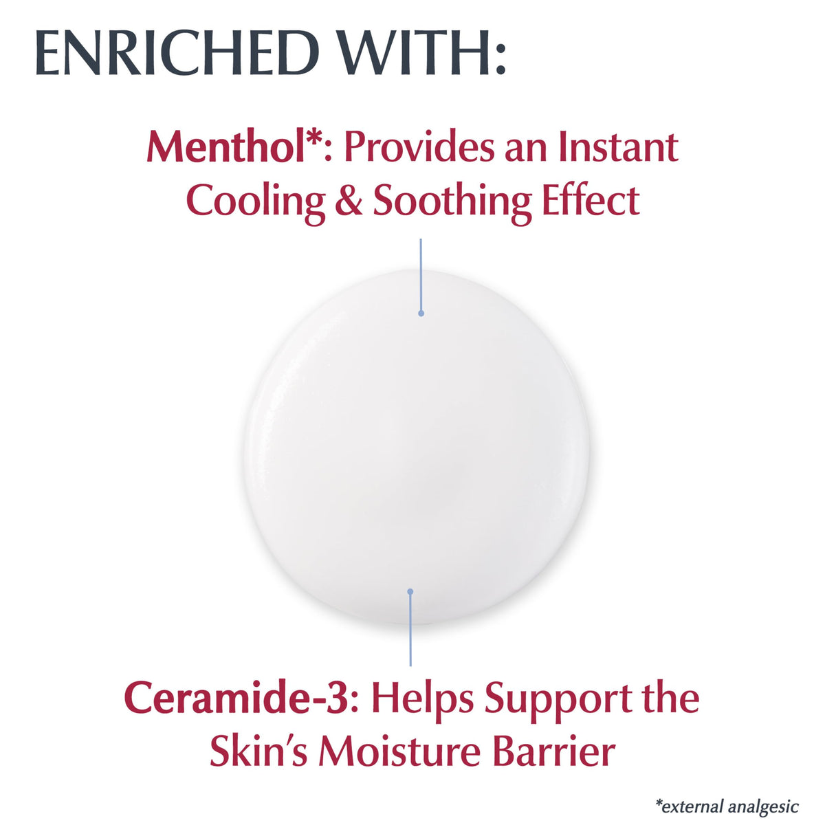 Eucerin pump dispense demo showing controlled lotion application and convenience