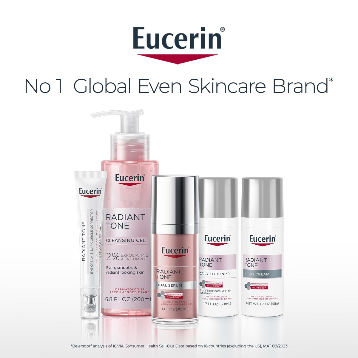 Boxed Eucerin 6.8 fl oz product packaging indicating quantity and retail presentation