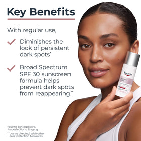 Eucerin back label with ingredients list and usage directions for transparency