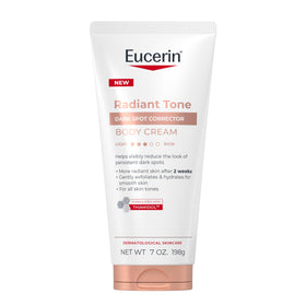 Eucerin front tube showing product branding and tube design for quick recognition