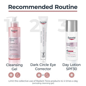 Eucerin on bathroom shelf lifestyle shot showing daily routine integration benefit